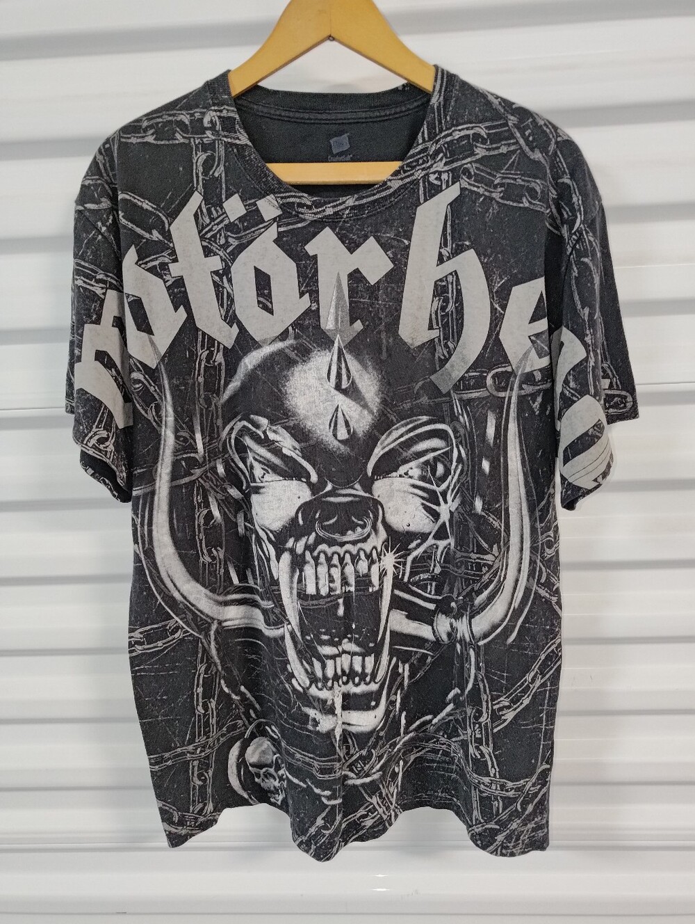 Motorhead Everything Louder Than Everything Else Dogskull All Over Pr T-Shirt L